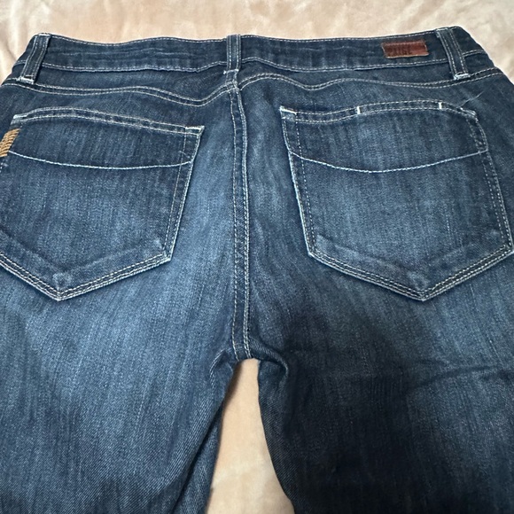 PAIGE Jimmy Jimmy Skinny Dark Blue Jeans 27 - Picture 4 of 5